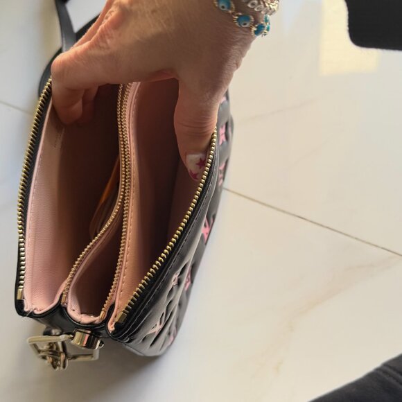 Authentic Louis Vuitton learner monogram small coussins bag  black and pink - Picture 5 of 7